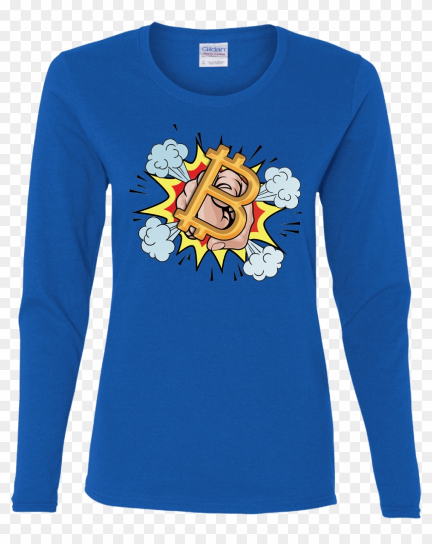 Crypto T-shirt Ls Women - Crypto T-shirt Ls Women #1307998