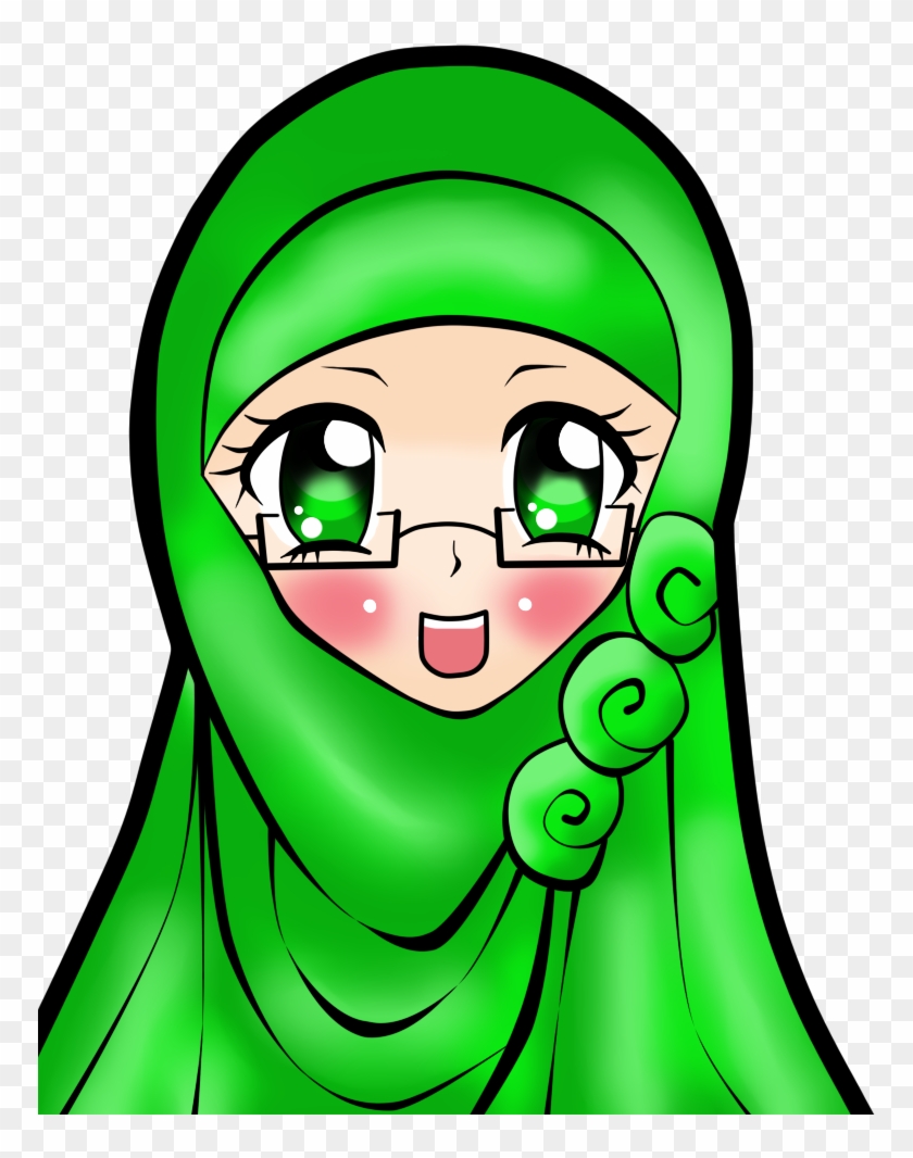 Muslim - Fanart Muslimah Berkaca Mata #1308009