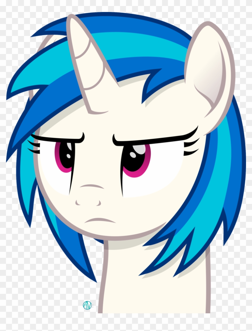 Arifproject, Bust, Dj Pon-3, Female, Mare, Pony, Safe, - Cartoon #1308028