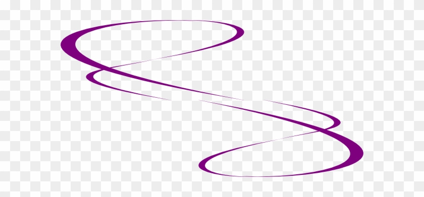 Swirls Purple Clip Art At Clker - Fancy Lines Clip Art #1308032