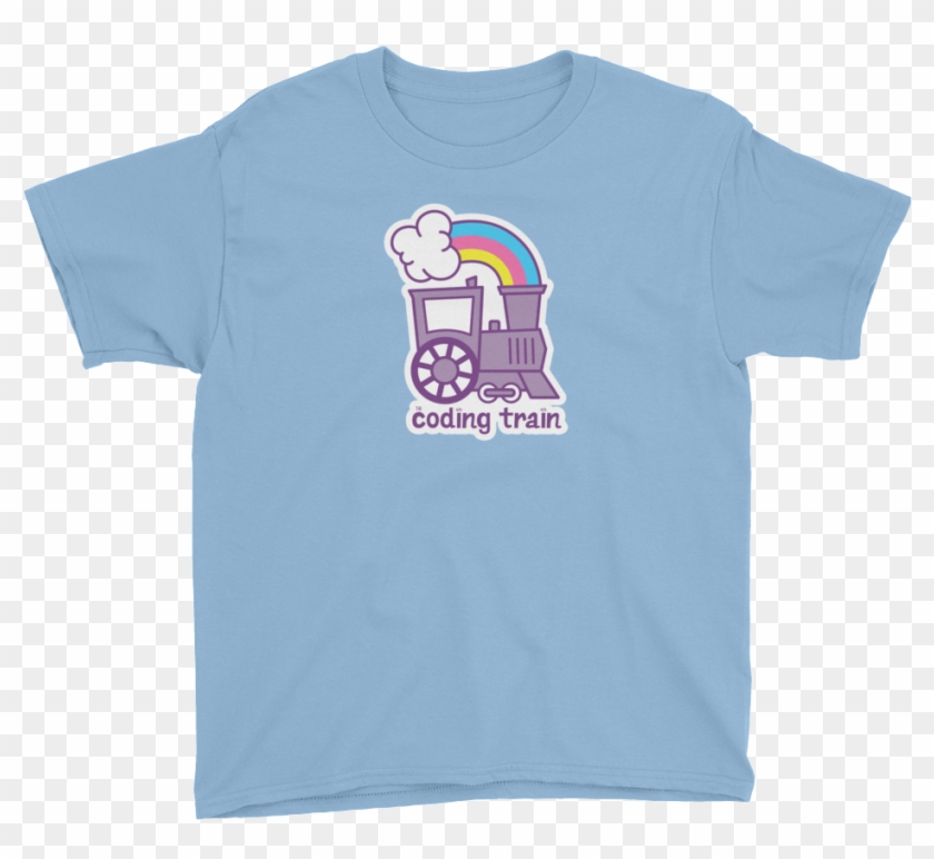 Kids' Light Blue T-shirt - My Halloween Costume I'm Really A Cowboy Youth Short #1308064