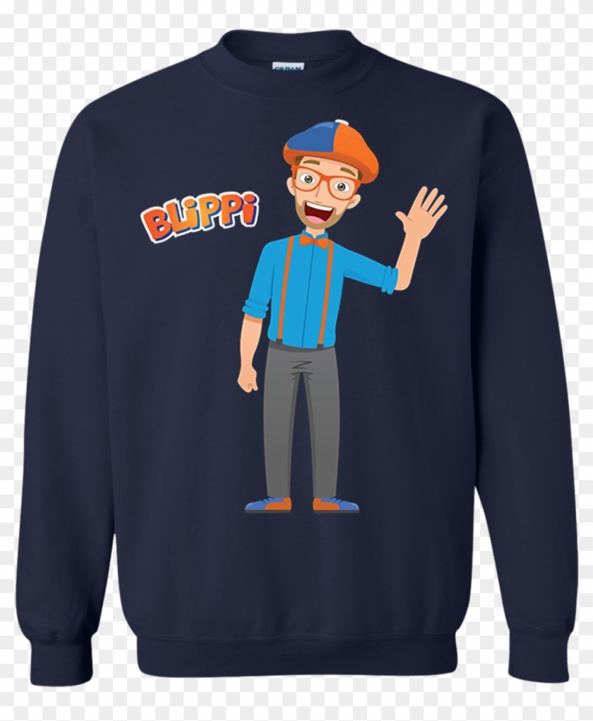 Blippi Cartoon T Shirt Hoodie Sweater - Christmas Jumper #1308088