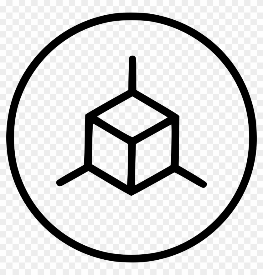 Design Development Cube Corner Box Dimension Comments - 360 Round Icon #1308192