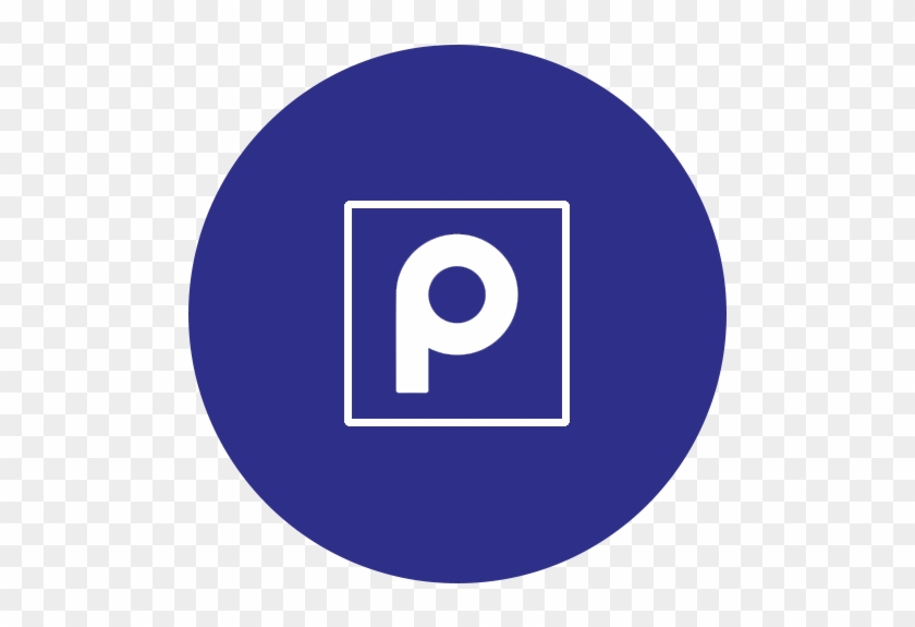 Blue Popmoney Logo Icon - Angel Tube Station #1308335