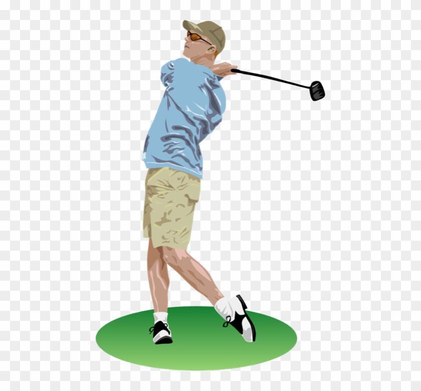 Golf Swing Graphic - Golfer Clip Art #1308359