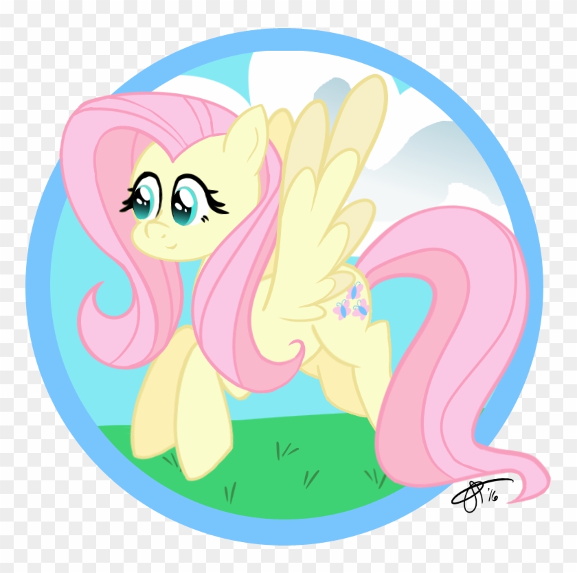 Gemstonetheunicorn, Fluttershy, Flying, Looking At - Illustration #1308488