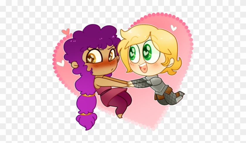 Another Chibi Art Trade Done This One With @askjustalio - Cartoon #1308502