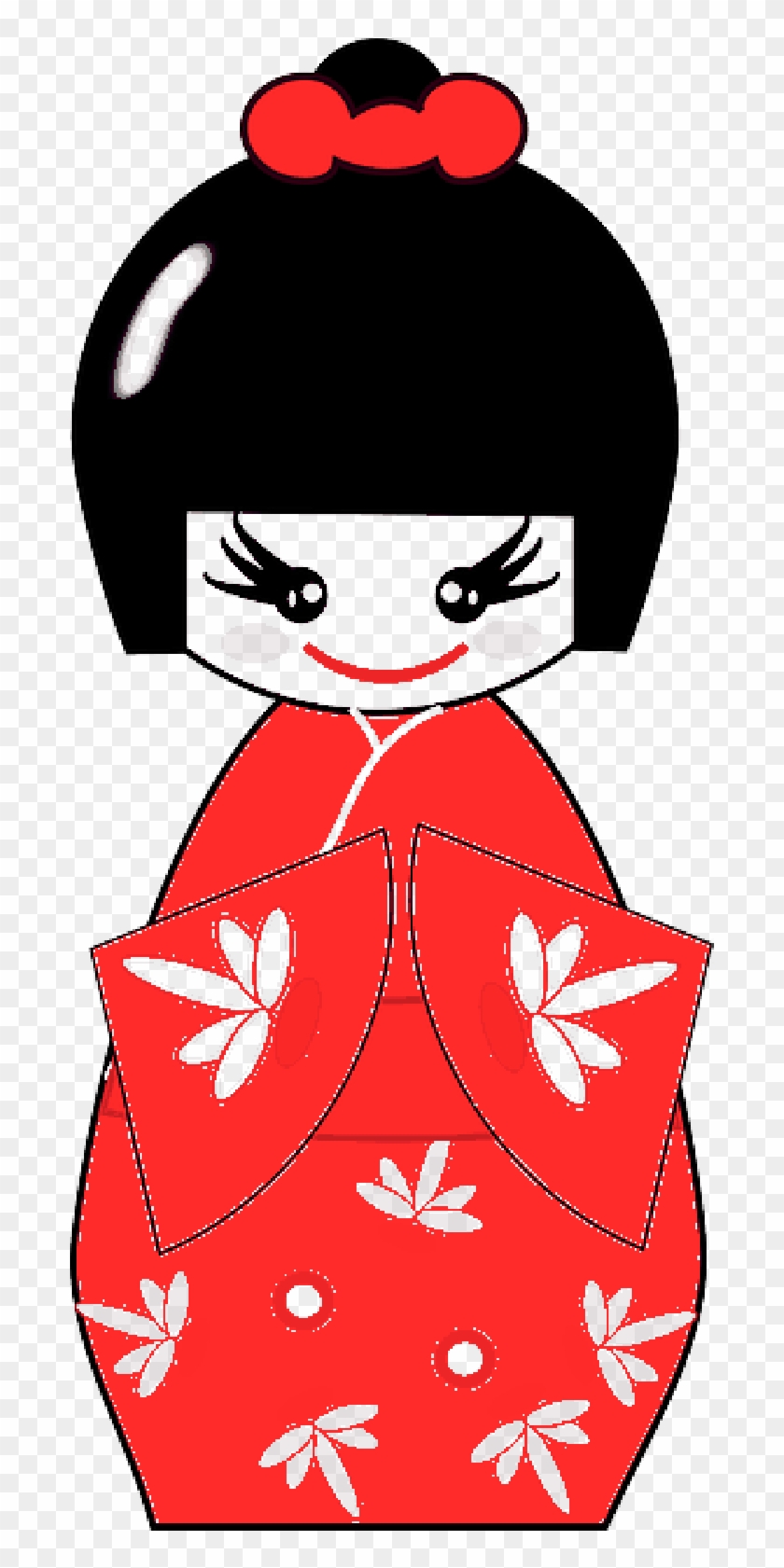 Kimono, Puppet, Asian, Japanese, Chinese, Woman, Girl - Clipart Geisha #1308789