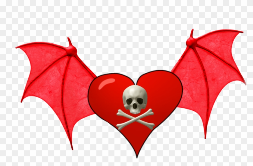 Winged Heart Png Vampstock By Vampstock - Skull Art #1308802