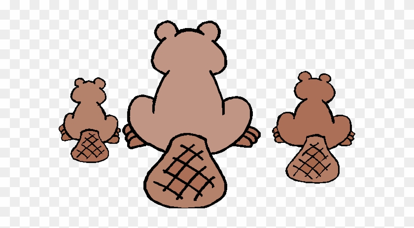 Paw Clipart Beaver - Canadian Beaver Throw Blanket #1309011