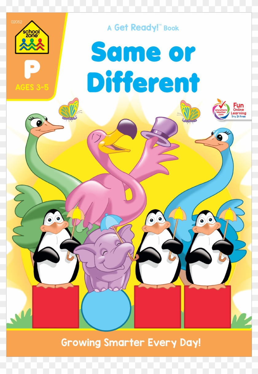 This Same Or Different Workbook Playfully Develops - Same Or Different (get Ready Books) #1309146