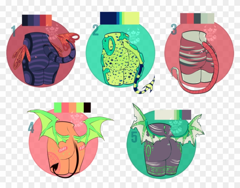 Demon Butt Hatchables Reduced [closed] By Rottenstarboy - Cartoon #1309174