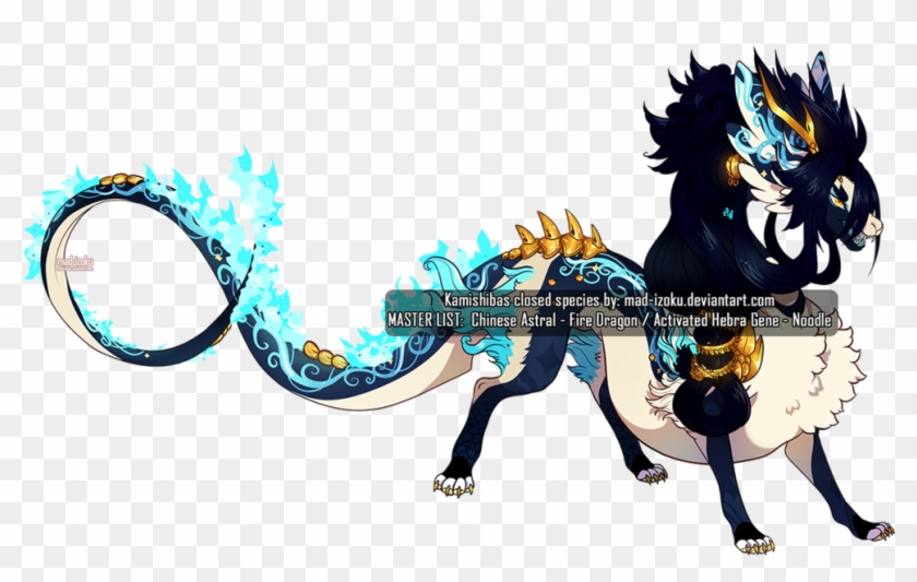 2 Chinese Astral Cyan Fire Dragon By Kamishibas Index - Cartoon #1309287