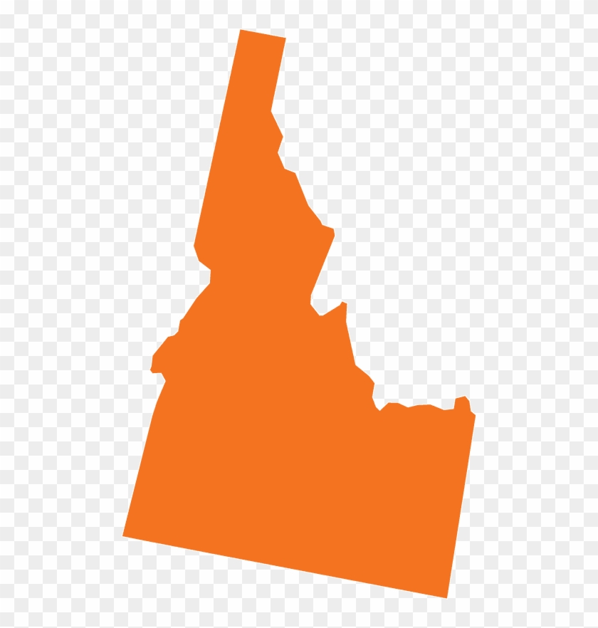 Cafepress Idaho State Shape Outline Iphone 7 Tough #1309443