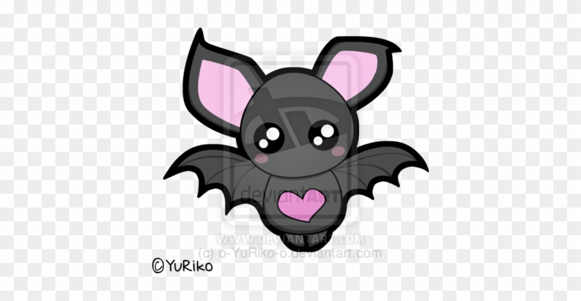 Cute Bat By O - Draw A Cute Bat #1309534