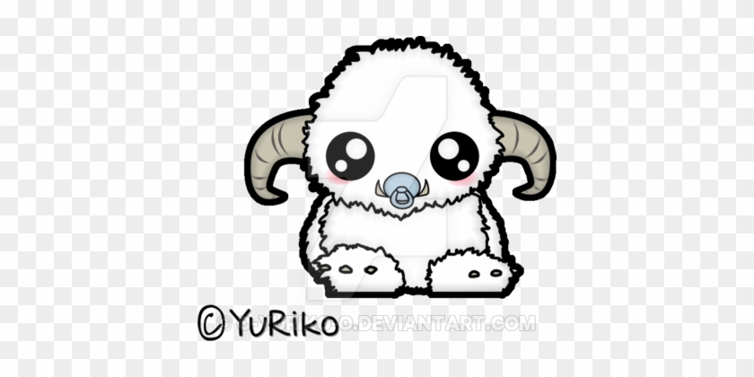 Baby Yeti By O - Cute Yeti Cartoon #1309581