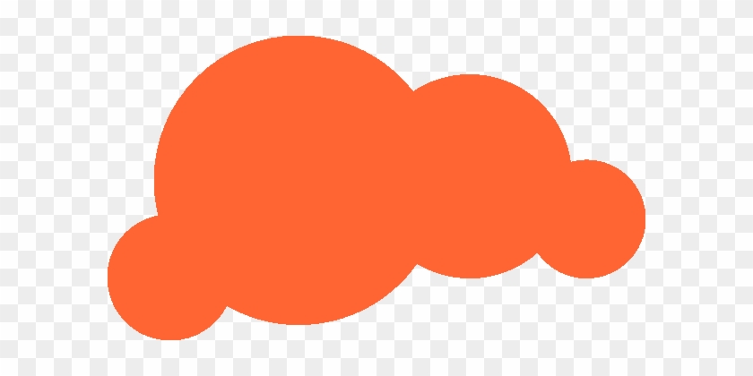 Vector Clouds Png Orange Cloud Hi - Clouds Png Vector #1309594