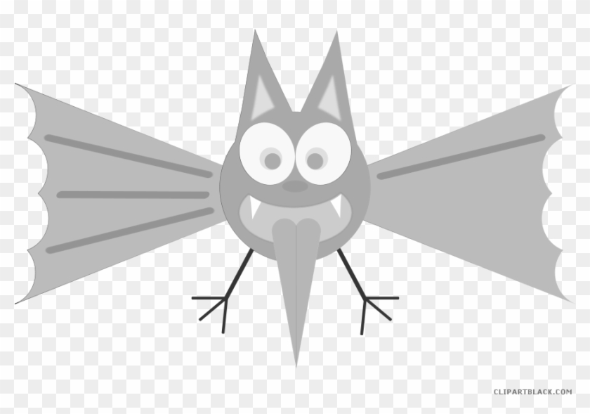 Bat Animal Free Black White Clipart Images Clipartblack - Funny Bat #1309618