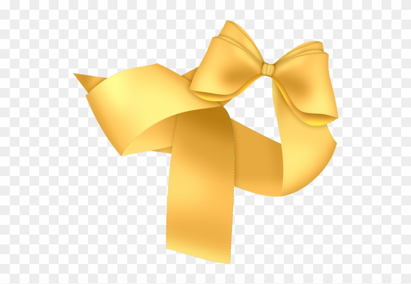 Ribbon Drawing Clip Art - Yellow #1309636