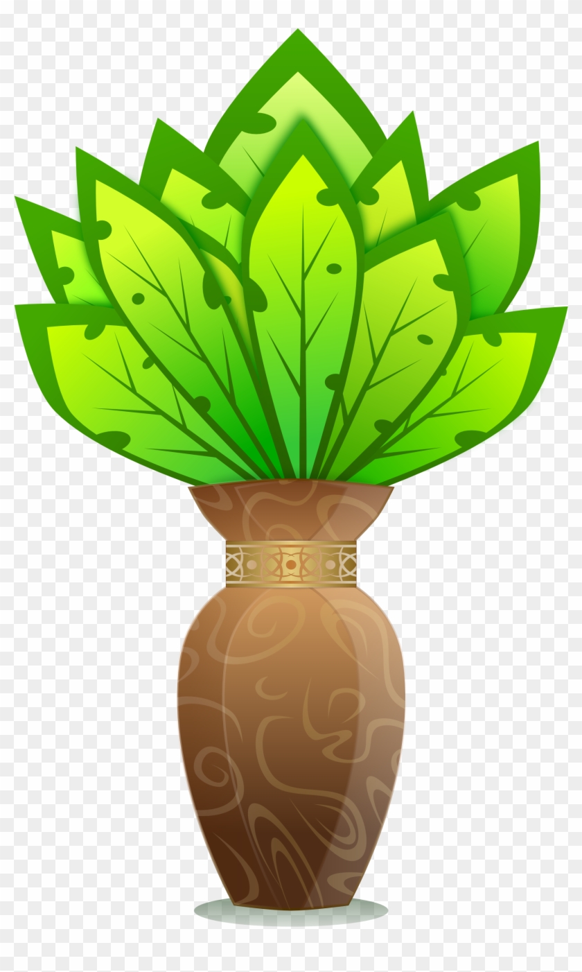 Free Plant In Vase Clip Art - Clip Art House Plant #27093