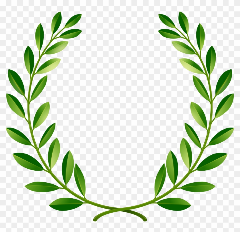 Green Laurel Leaves Png Clip Art Image - Green Laurel Leaves Png Clip Art Image #27196