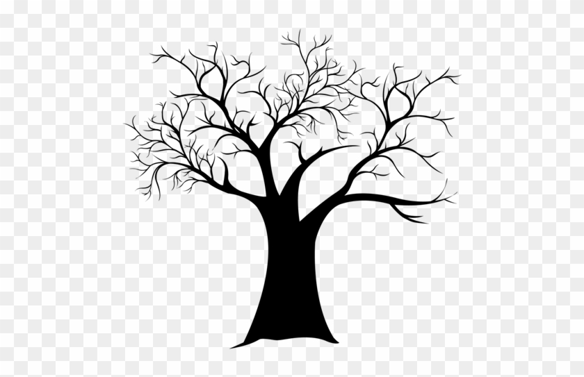 Free Printable Fingerprint Tree Template - Silhouette #27176