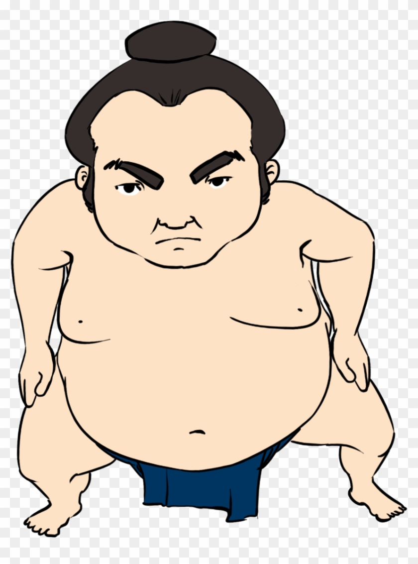 Wrestling Sumo Wrestler Clip Art Clipart - Sumo Wrestler Clipart #27215