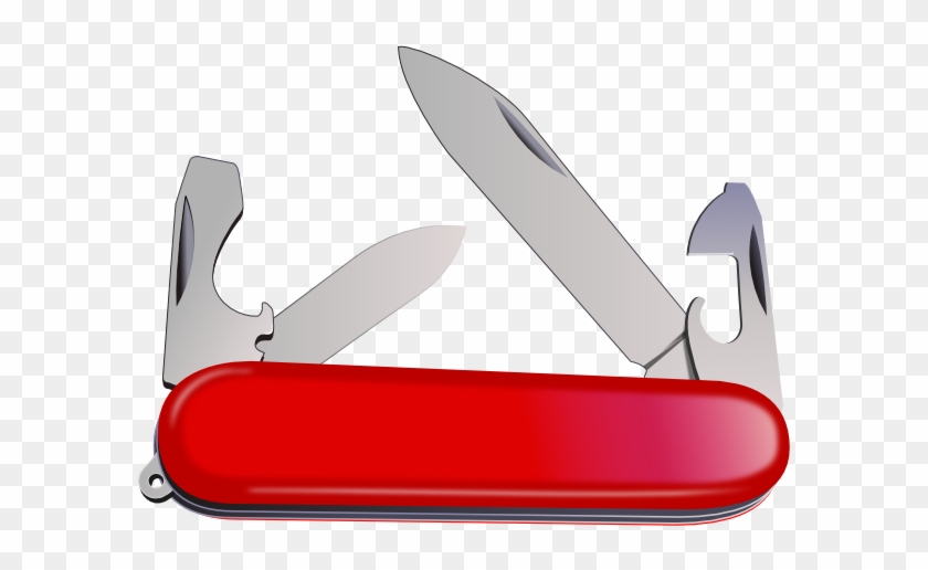 Free Vector Swiss Army Knife Clip Art - Swiss Army Knife Svg #27247