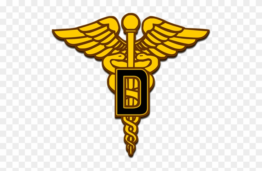 Dental Corps Caduceus Symbol - Army Medical Branch Insignia #27271