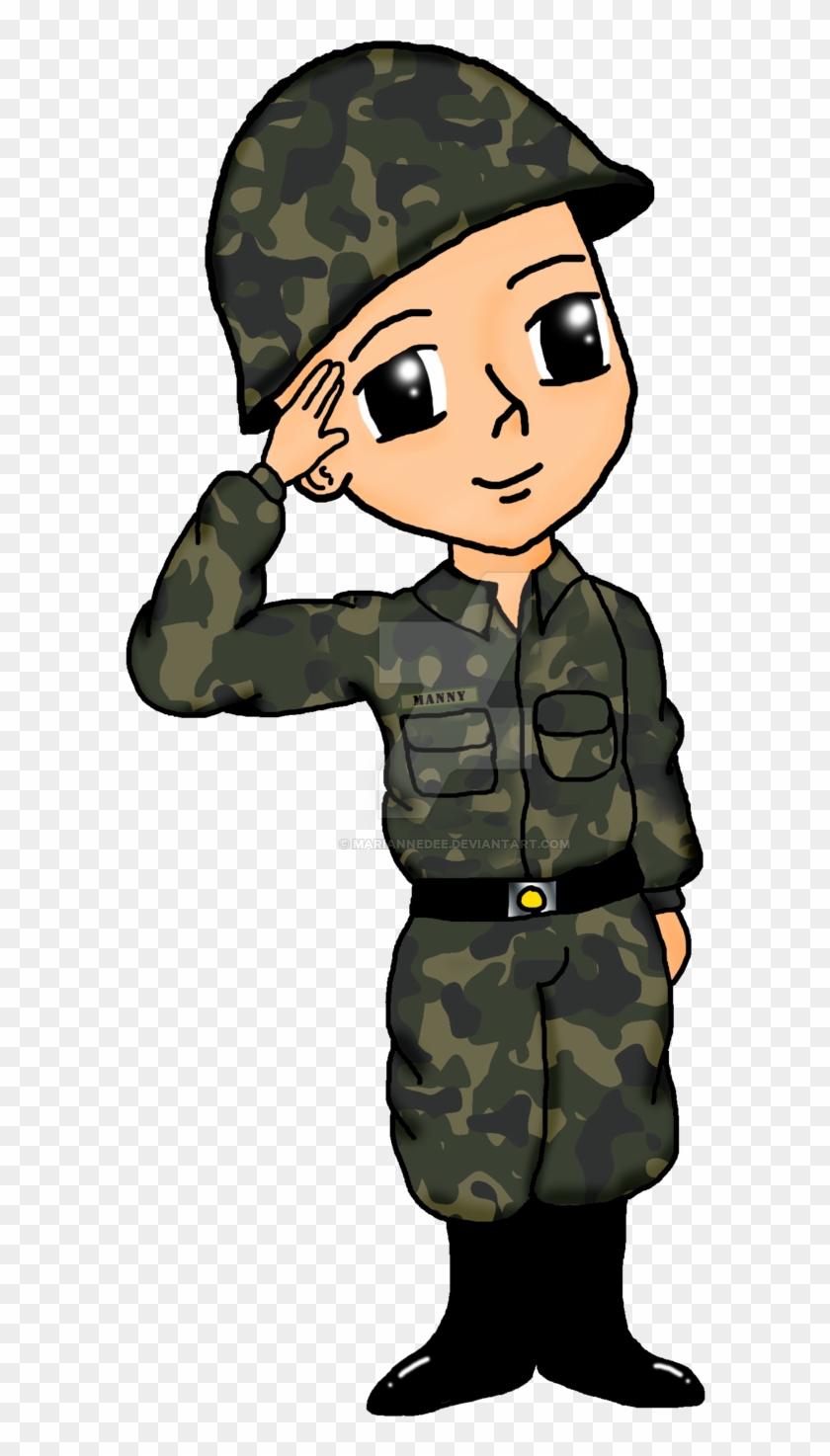 easy army soldier drawing