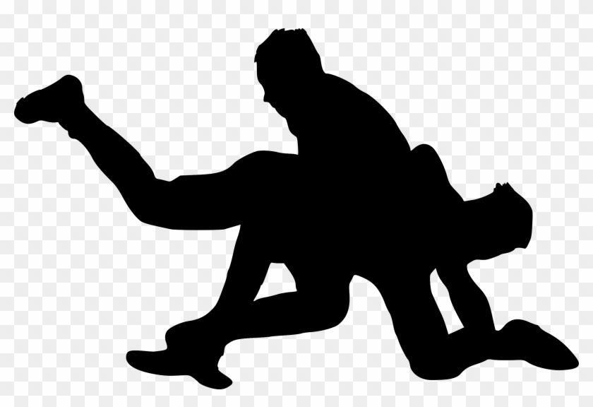 Free Png Sport Wrestling Silhouette Png Images Transparent - Portable Network Graphics #27378