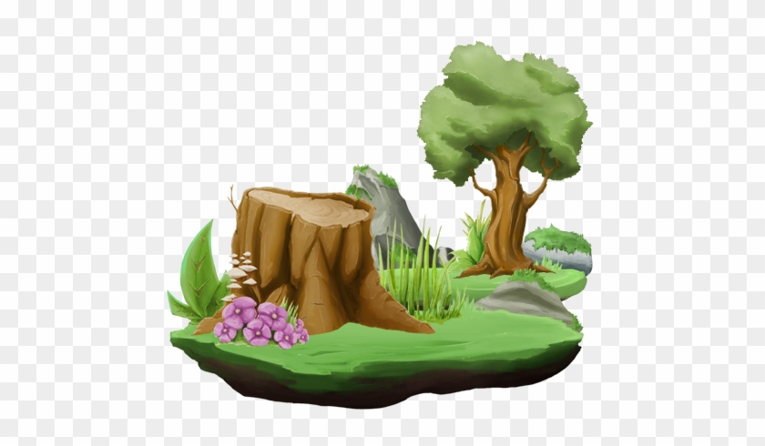 2d Forest Elements - Illustration #27391