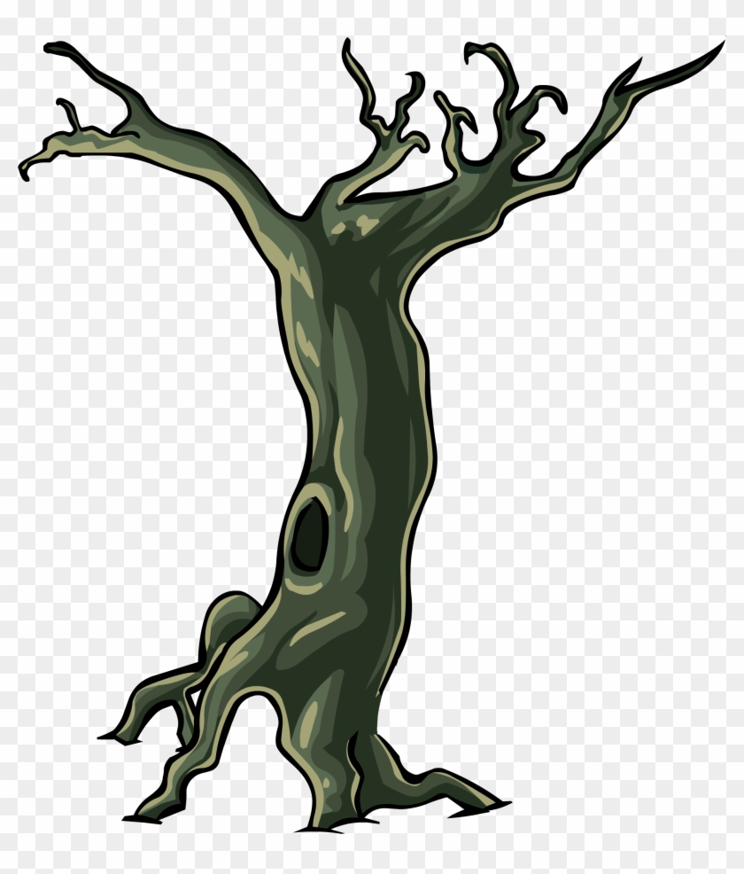 Spooky Tree - Club Penguin Halloween Tree #27424