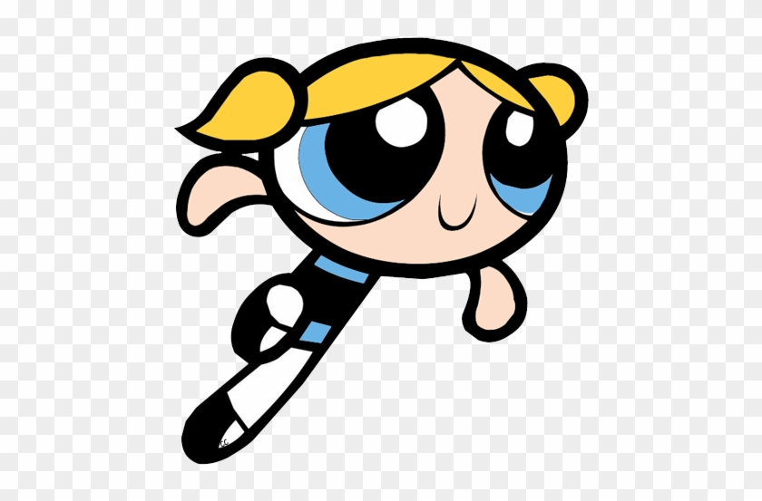 Images Were Colored And Clipped By Cartoon Clipart - Cartoon Powerpuff Girl Bubbles #27423