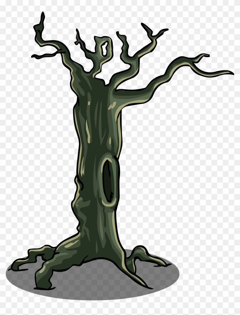 Spooky Tree Sprite 002 - Spooky Tree Clipart Png #27428