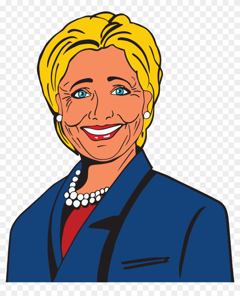 Free Clipart Of Hillary Clinton - Hillary Clipart #27668