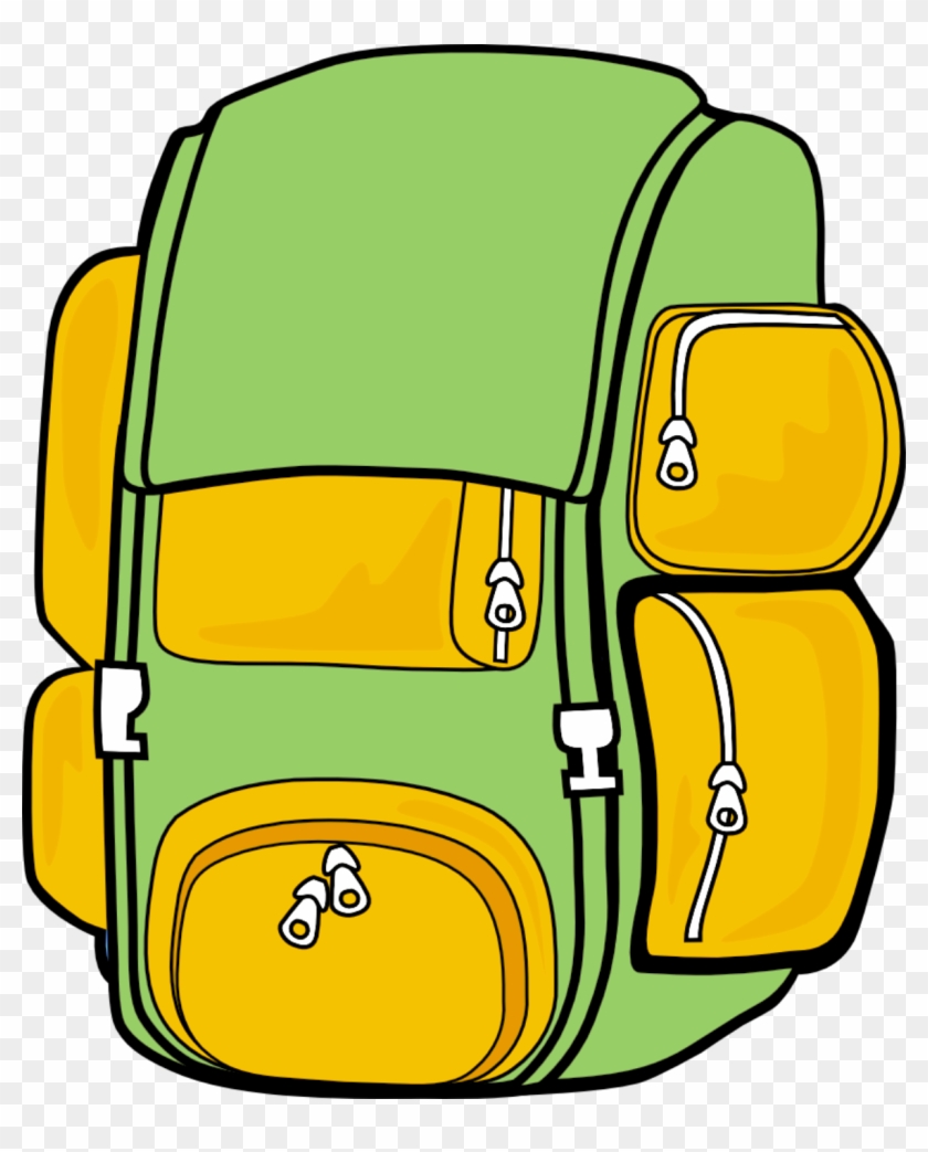 Hiking Backpack Clipart Free Images Clipartbold - Clip Art Backpack Png #27694