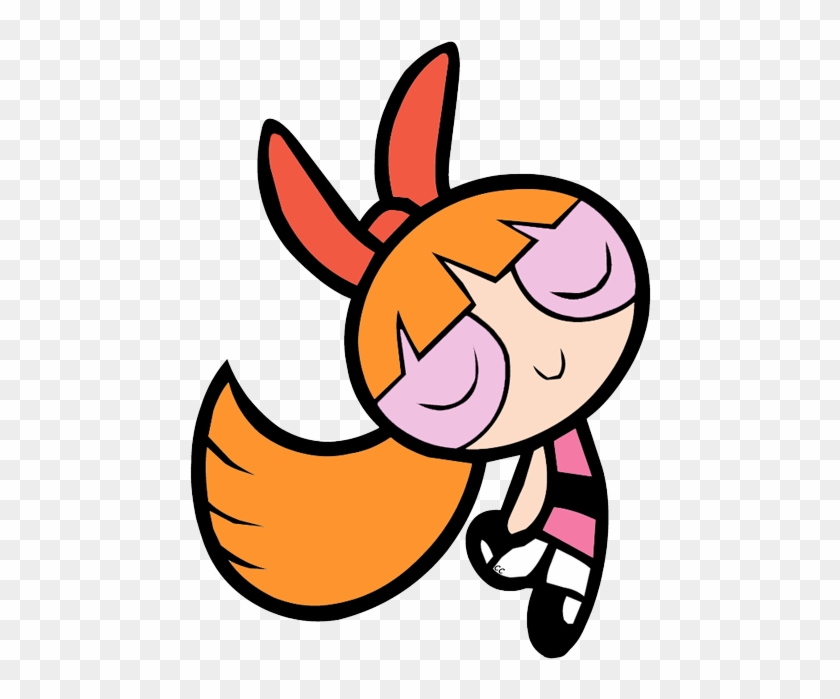 Images Were Colored And Clipped By Cartoon Clipart - Blossom The Powerpuff Girl #27716