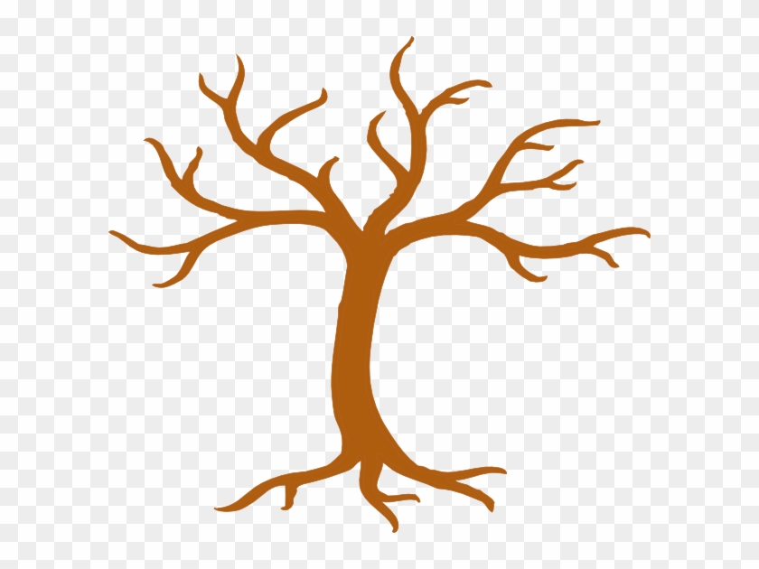 Tree Tall No Leaves Clip Art - Cartoon Tree With Branches #27757