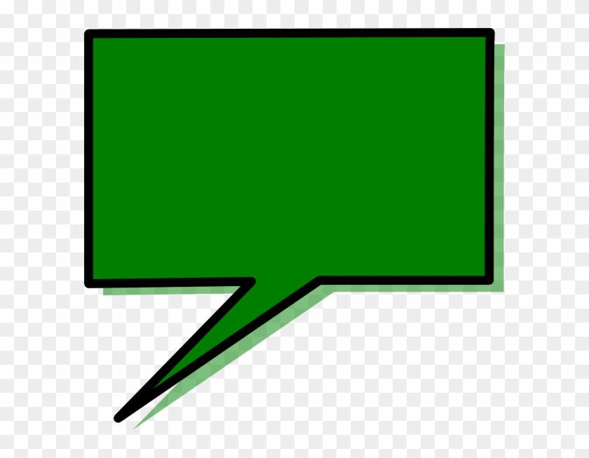 Green Speech Bubble Clip Art - Clip Art #27808