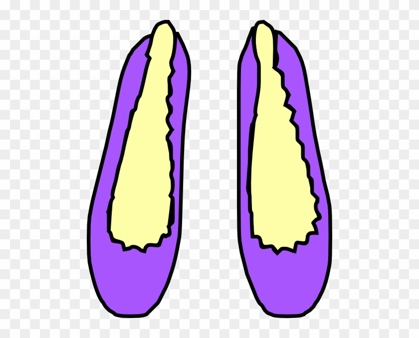 Purple Shoes Clip Art - Slip On Shoes Clip Art #27829