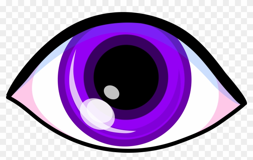 Clipart Info - Purple Eye Clipart #27971