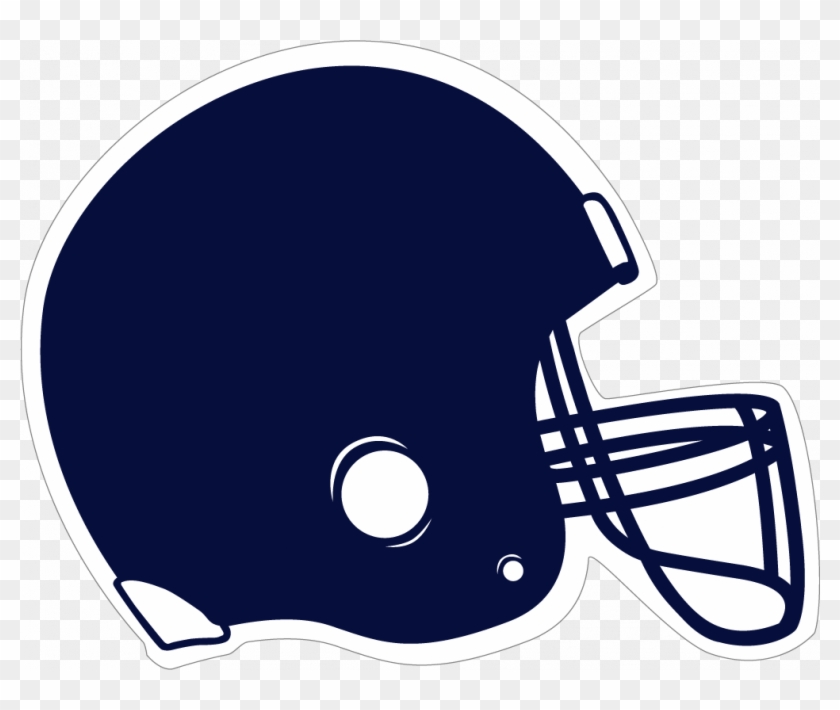 Navy Clipart Megaphone - Navy Blue Football Helmet #28009