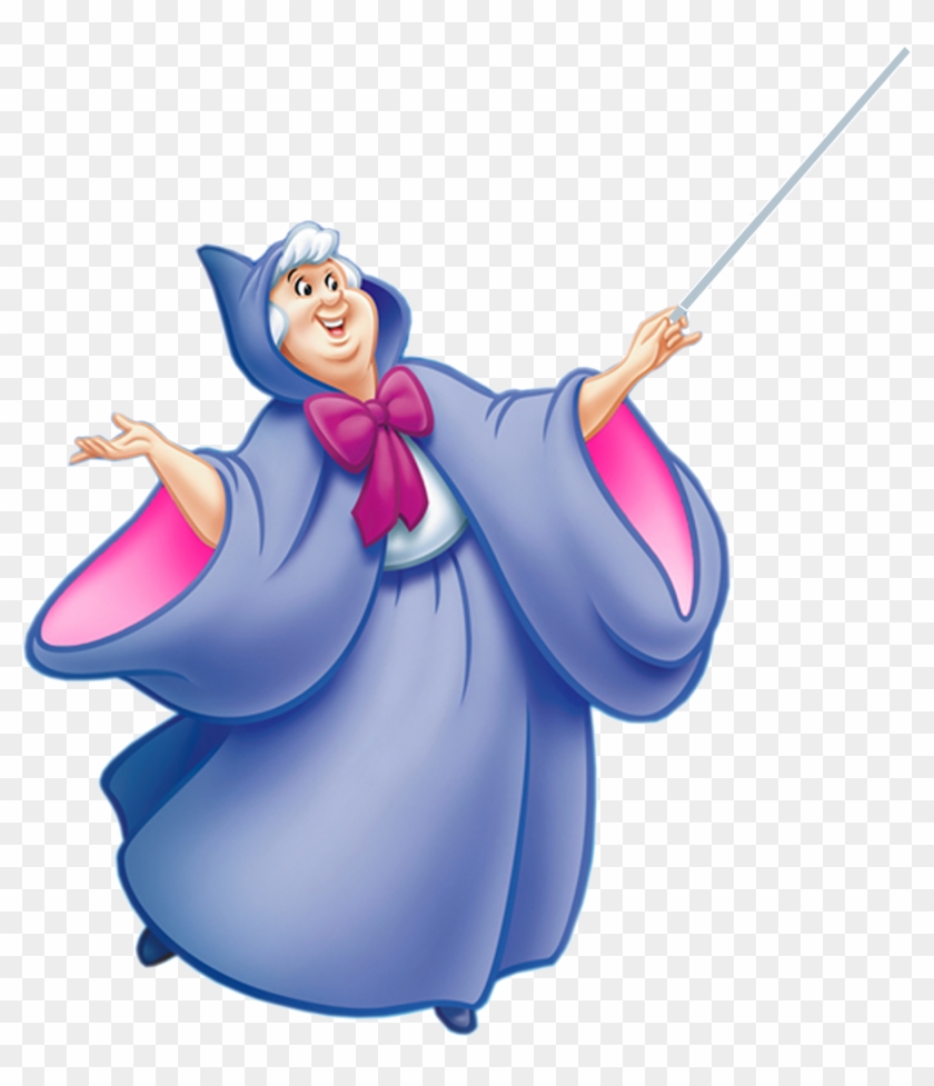 Cinderella Clipart - Fairy Godmother Cinderella Png #28043