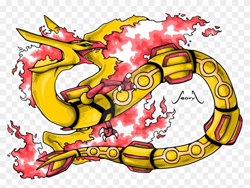 400 Likes Celebration Moltres X Rayquaza By Seoxys6 - Charizard And Rayquaza Fusion #28126