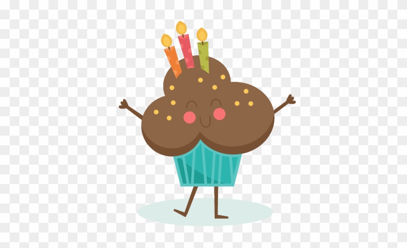 Happy Birthday Cupcake Svg Scrapbook Birthday Svg Cut - Happy Birthday Cupcake Png #28127