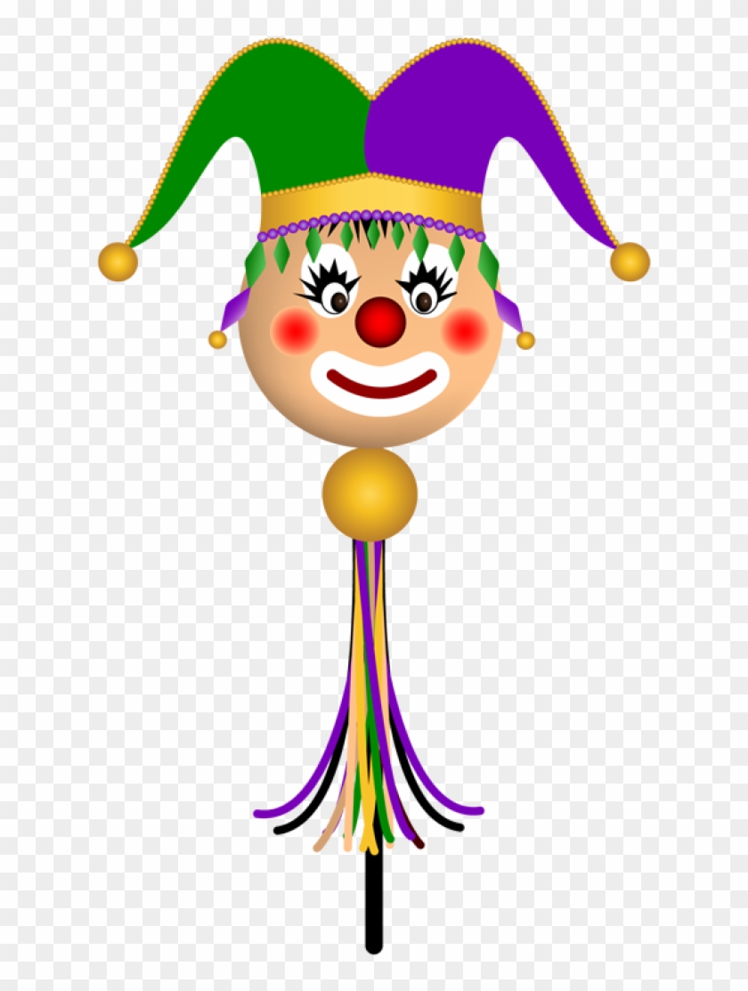 Mardi Gras Clip Art - Jester Mardi Gras Clip Art #28235