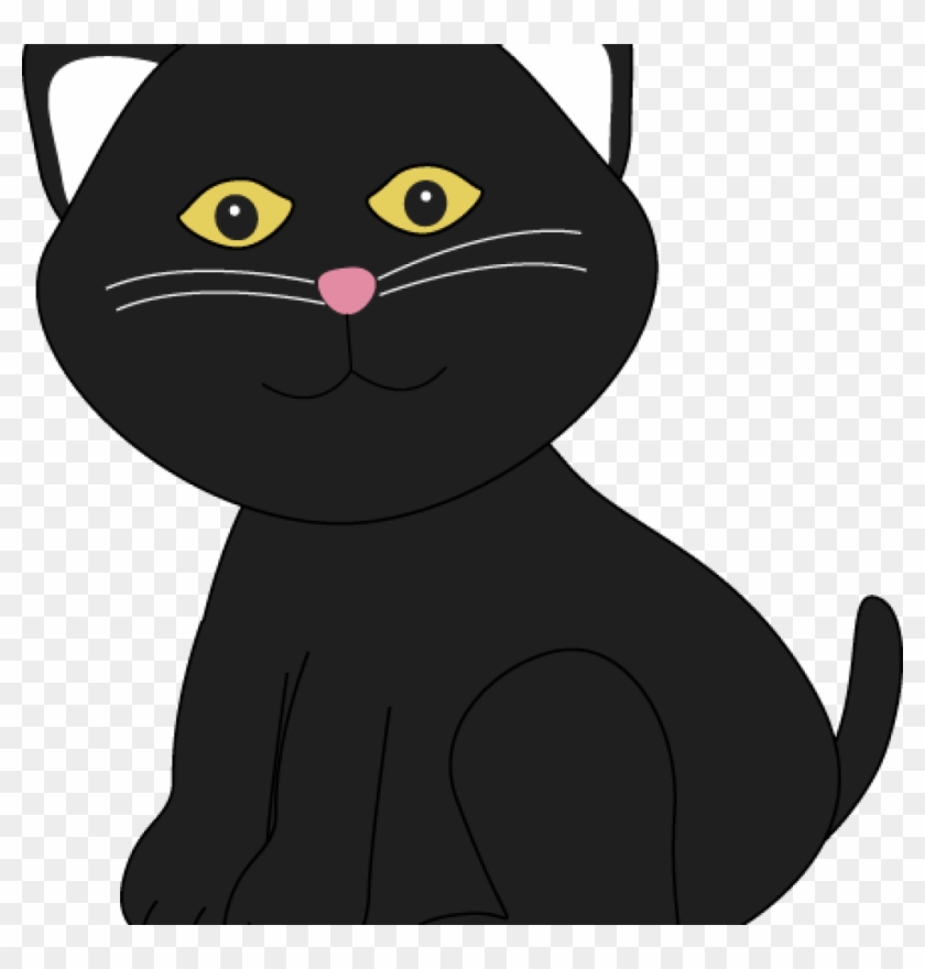 Black Clipart Cute Halloween Black Cat Clip Art Cute - Cute Black Cat Clip Art #28279