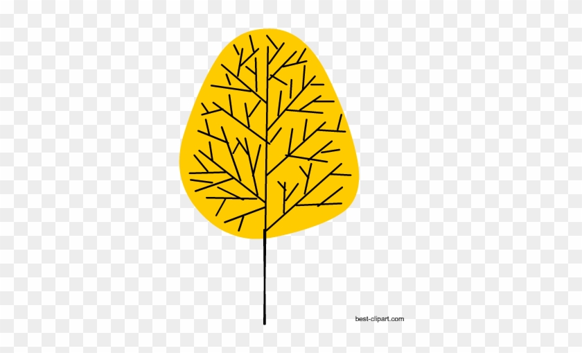 Yellow Tree Free Clip Art - Clip Art #28352