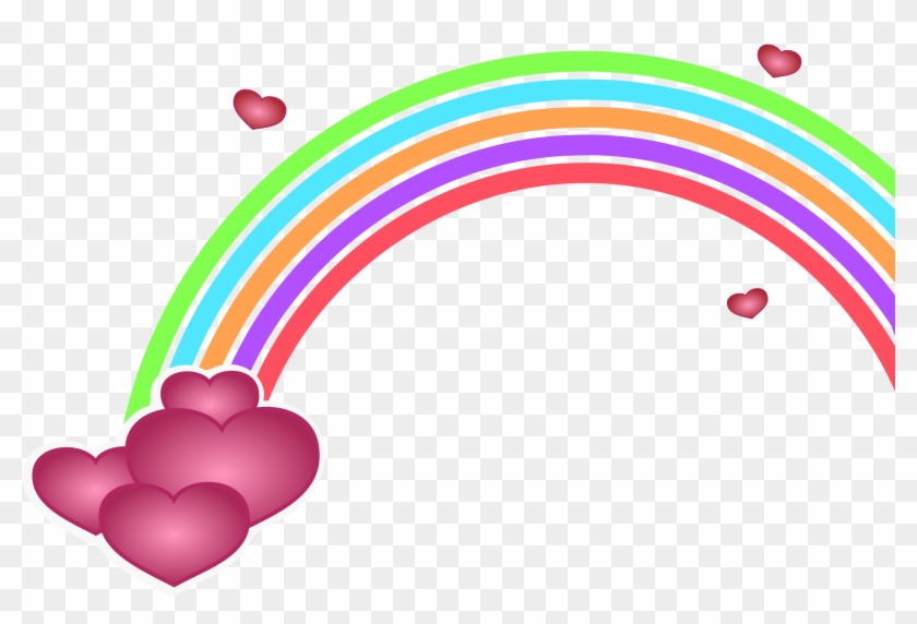 Rainbow Clip Art Image Free Download - Valentine's Day Clip Art #28365